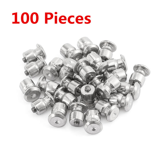 100 pcs Winter Tire Spikes Car Tires Studs Screw Snow Spikes Wheel Tyre Snow Chains Studs For Auto Car Motorcycle SUV ATV Truck - gearextra